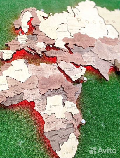 Карта России от производителя