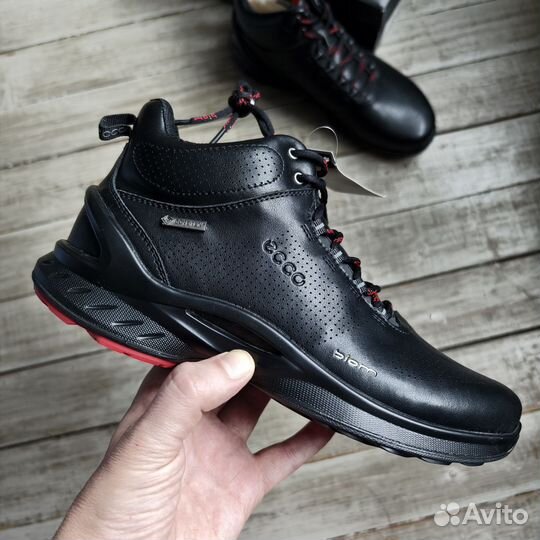 Ботинки зимние Ecco Gore-tex кожа/мех