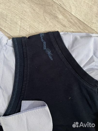 Рубашка с жилеткой на мальчика. Рост 140