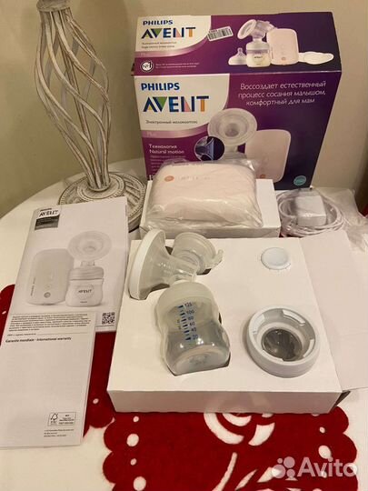 Молокоотсос avent электрический