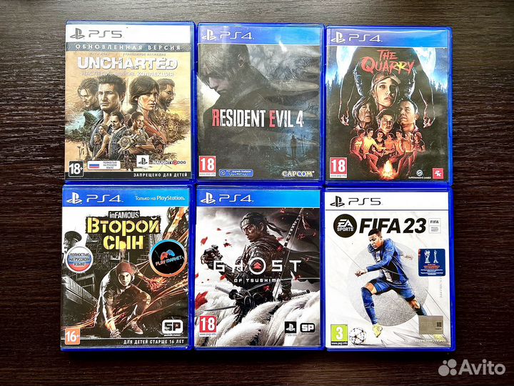 Игры ps4/Игры ps5/Resident evil 4/Fifa 23 и др