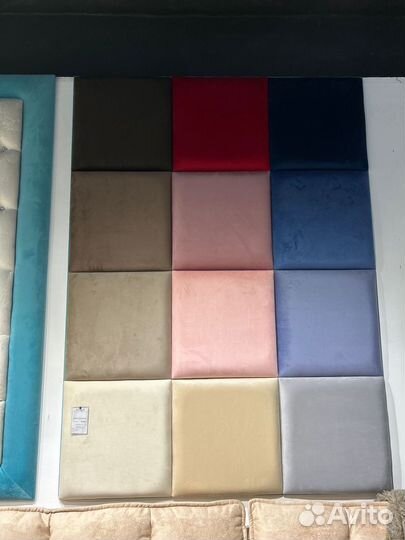 Мягкое изголовье для кровати