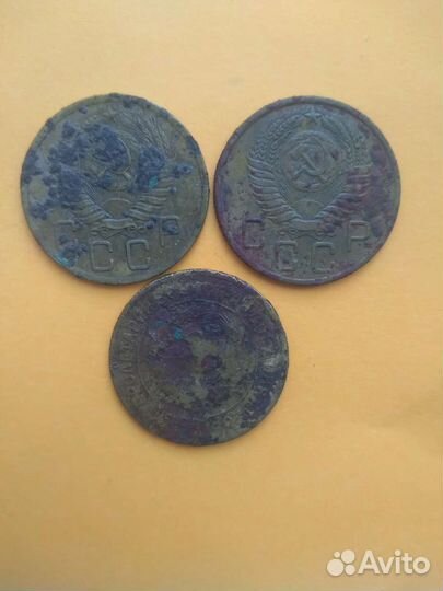 3 копейки 1956г-2 шт,1929г