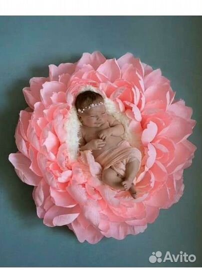 Цветок для фотосессии новорожденного