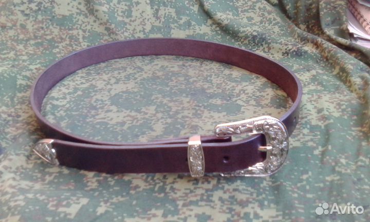 Женский ремень из натуральной кожи