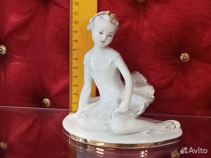 Две Фигурки СССР Юные Балерины лфз и Вербилки