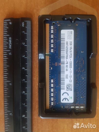 Оперативная память 2GB, sodimm Hynix, Korea