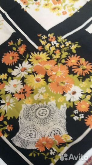 Платок СССР 60 -е гг. Винтаж