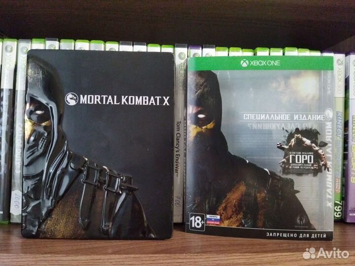 Mortal kombat X на Xbox One с кружкой