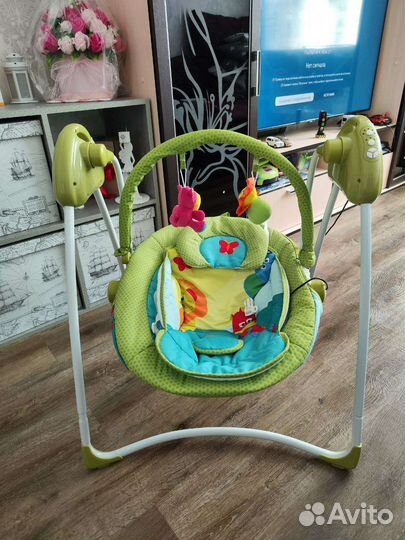 Детские электронные качели для новорожденных