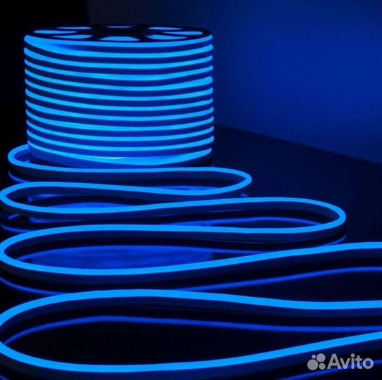 Гибкий светодиодный неон на фасад