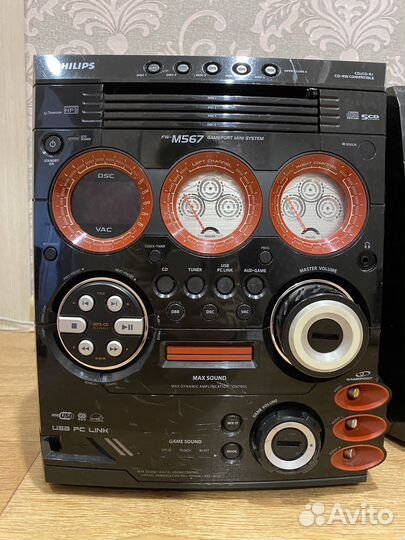 Музыкальный центр philips fw-M567 с одной калонкой