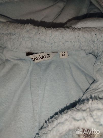 Комбинезон 80 мишка голубой