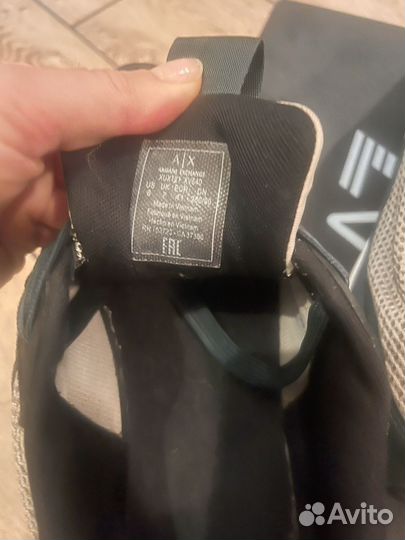 Кроссовки мужские armani exchange