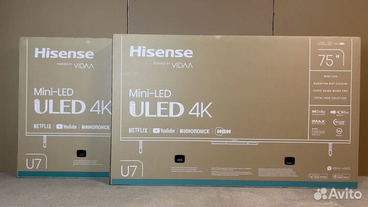 Телевизор Hisense 75U7KQ miniLED 75