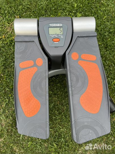 Тренажер степпер поворотный эспандеры torneo