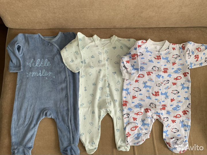 Вещи для новорождённых 50-56