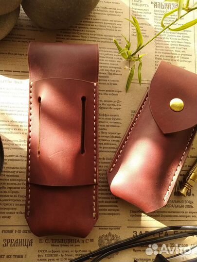 Кожаный чехол для Opinel #10 #12