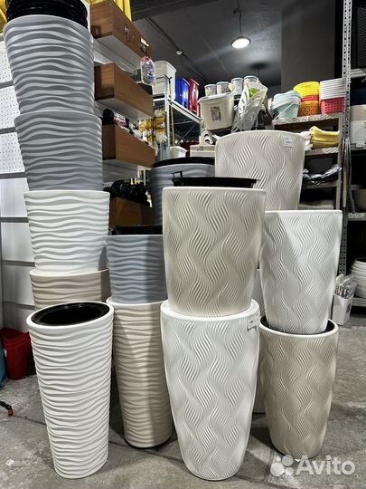 Вазоны для цветов, горшки, кашпо, грунт