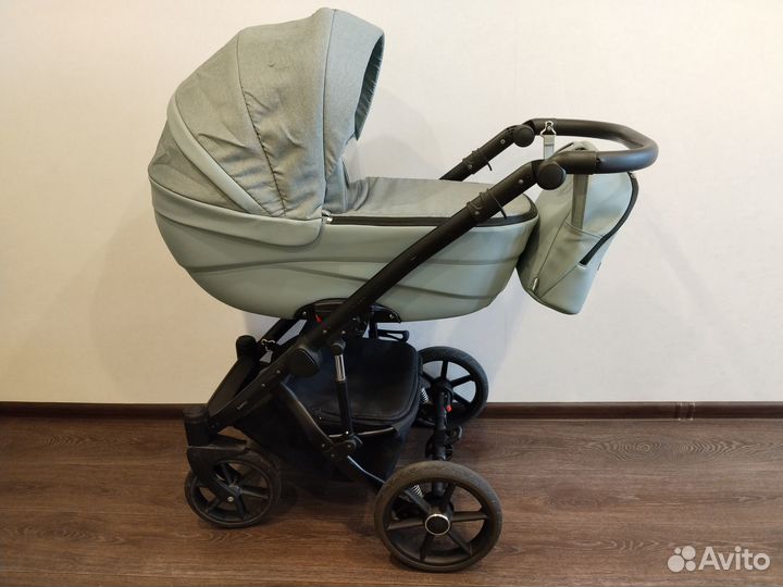 Коляска детская Bexa Ideal 2 в 1, зелёная