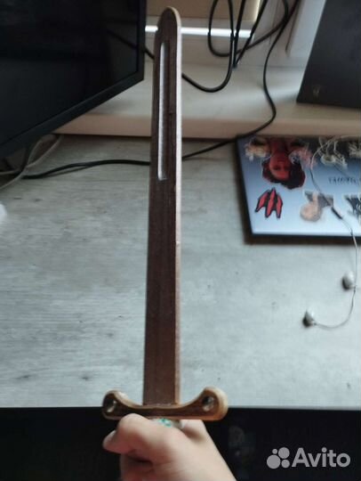 Деревянный меч игрушечный, тренировочный