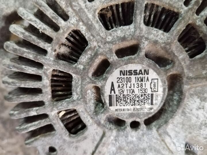 Генератор Nissan Juke MR16