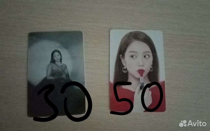 Карточки kpop