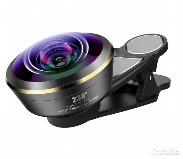Объектив Рыбий глаз 238 гр 5K HD PRO для телефона