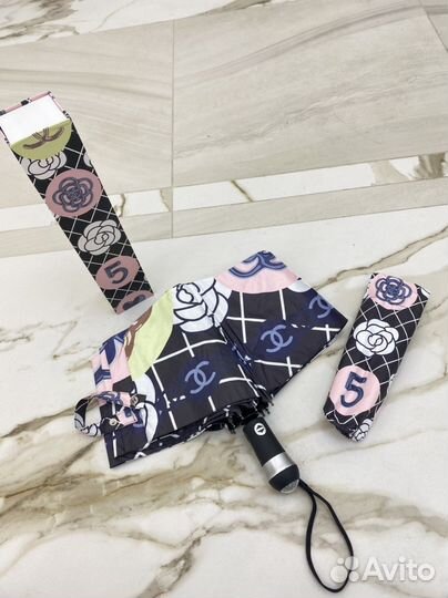 Зонт chanel шанель с фонариком