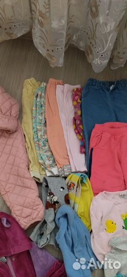 Вещи и обувь пакетом для девочки 80-98