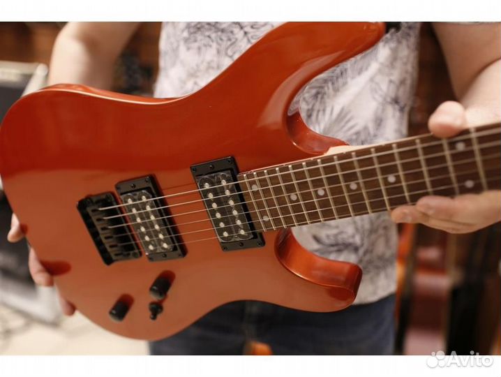 Cort KX100-IO красная электрогитара