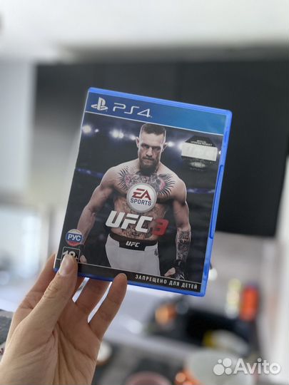 Диски на ps4 UFC 3