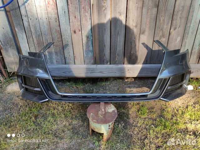 Бампер S-line Audi A3 8v рестайлинг