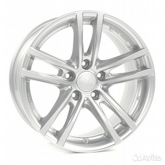 R19 5x120 9J ET18 D74,1 Rial X10X Polar Silver For