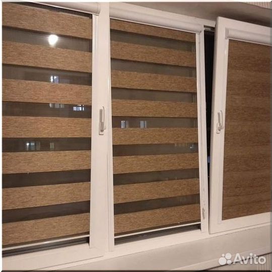 Рулонные Шторы Зебра всех типов на заказ