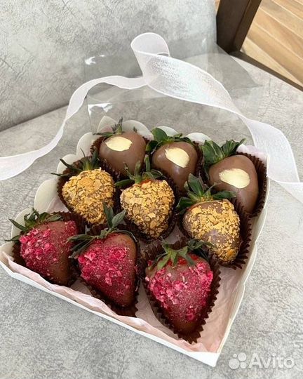 Клубника в шоколаде набор