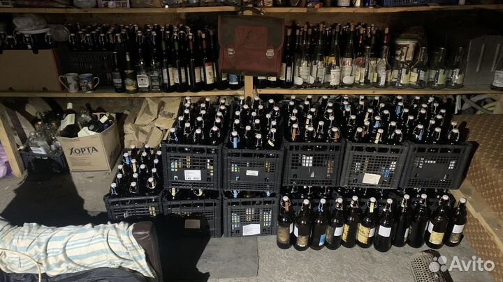 Бутылка с бугельной пробкой 1 л