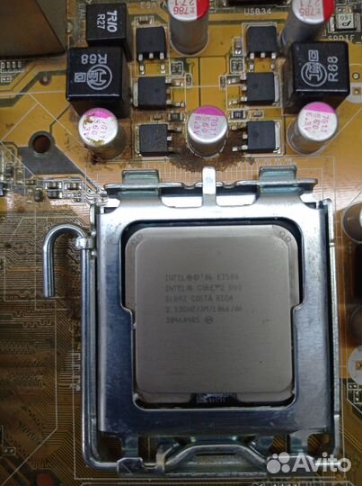 Материнка S775 с Intel Core2Duo и 8Гб озу