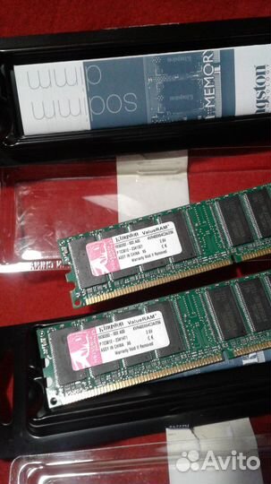 Память DDR Kingston KVR400X64C3A/256 - 2шт