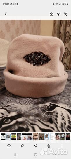 Шляпа зимняя женская