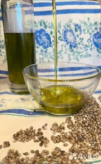 Конопляное масло холодного отжима