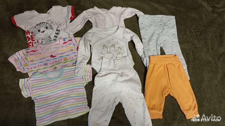 Вещи пакетом на девочку от 0 до 3 месяцев