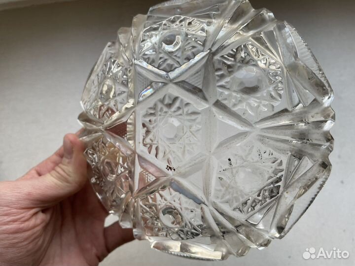 Пепельница хрустальная СССР