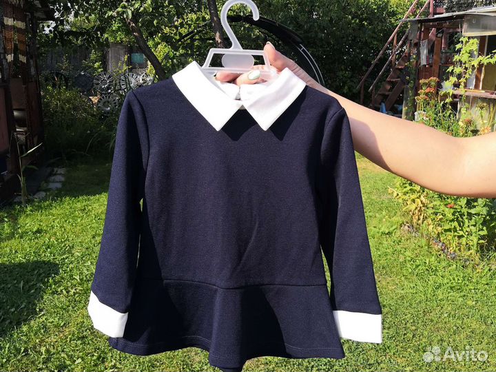 Блузка школьная 128