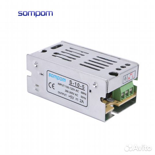 Блок питания 5V 2A 10W, источник питания S-10-5