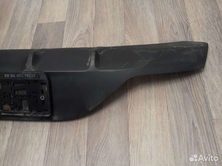 Спойлер (юбка) бампера заднего Rio рио 3 15-17