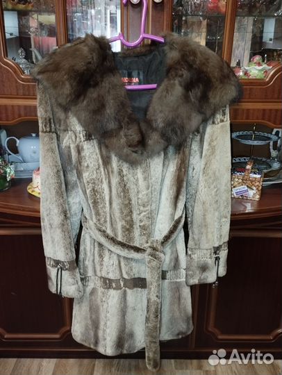 Шуба стриженная норка