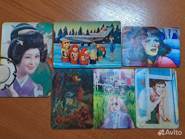 Стерео календарики 70-80 г.ссср