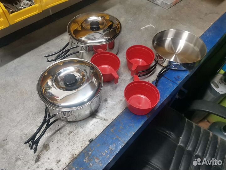 Походный набор посуды новый