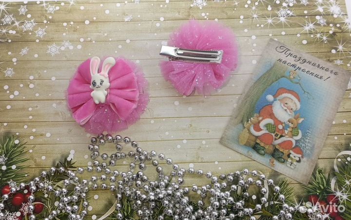 Бантики-заколочеи для малышей